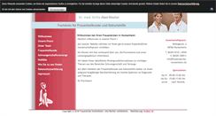 Desktop Screenshot of frauenaerzte-hockenheim.de